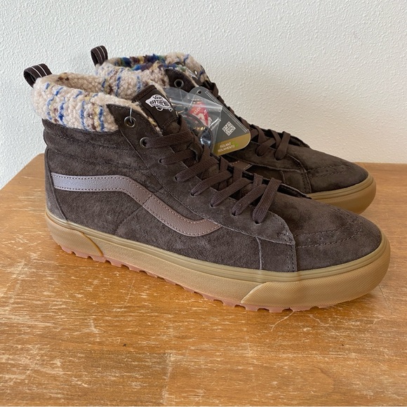 Vans SK8-Hi MTE-1 Brown Gum Sherpa - Size 11.5 - Picture 1 of 13